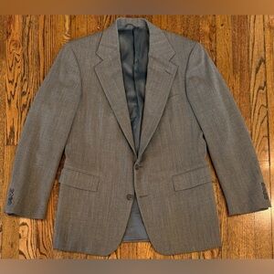 Vintage Polo Ralph Lauren Blazer Sport Coat Jacket Marled Green Gray Men’s 40R